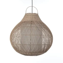 Aritha natural lampadario da interno/esterno in lidi colore naturale d60xh60 cm