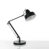Ark lampada da tavolo in metallo verniciato nero opaco 21.5x45 h65 cm