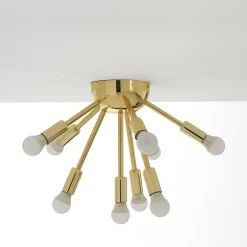 Astra lampadario / applique in metallo oro lucido d38 h29