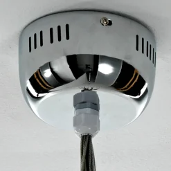 Balls lampadario con sfere in vetro trasparente d45 h80 cm