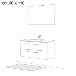 Berber 01 tappeto bagno scendiletto cm 60 x 110 pet friendly riduce gli allergeni