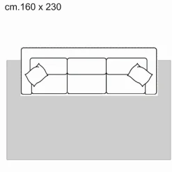Berber 12 tappeto cm 160 x 230 pet friendly riduce gli allergeni