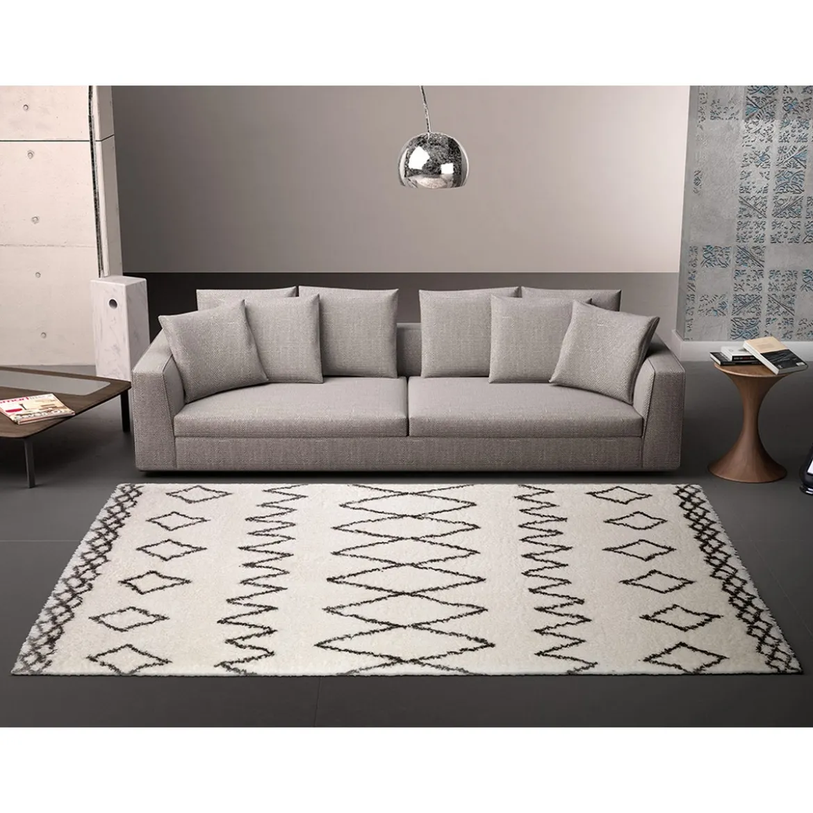 Berber 03 tappeto cm 160 x 230 pet friendly riduce gli allergeni