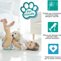Berber 08 tappeto cm 133 x 190 pet friendly riduce gli allergeni