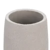 Cement bicchiere portaspazzolini in poliresina effetto cemento colore grigio 7x7 h9.7 cm