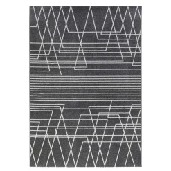 City grey black 13 tappeto bagno / scendiletto cm 60 x 110