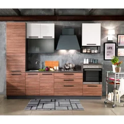 City grey black 10 tappeto corsia 100% polipropilene cm 80 x 150