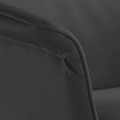 Cony black sedia da ufficio regolabile e girevole urbino in pelle sintetica nera con ruote 62x62 h91/97 cm