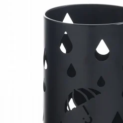 Dew portaombrelli in acciaio nero opaco d19xh49.5 cm