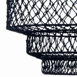 Diamond lampadario in nylon nero d50xh60 cm