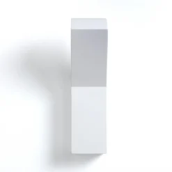 Domus-a applique in gesso di bianco opaco 8x13 h30 cm
