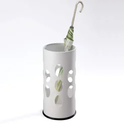 Drop portaombrelli metallo bianco opaco cm h50 d235
