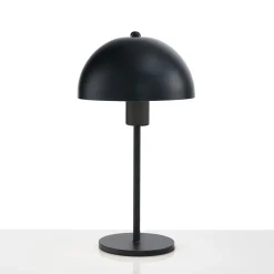 Flip black lampada da tavolo acciaio verniciato nero opaco d20 h37