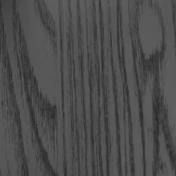 Float black wood madia 3 ante 2 cassetti finitura rovere nero e vetro 129x40xh81 cm