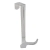 Furbo gancio appendiabiti per porta in plastica trasparente 10x10xh18 cm