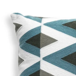 Geometric cuscino sfoderabile 100% cotone cm 45x45