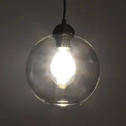 Globe 20 clear lampadario in vetro trasparente diametro 20 cm