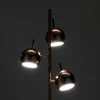 Globe copper lampada da terra in metallo finitura rame lucido d27 h165 cm