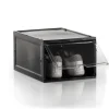 Jones black shoe box - scatola porta scarpe cinture sciarpe calze cosmetici e accessori moda 25x34xh18 cm