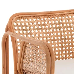 Kamala poltroncina con braccioli da interno/esterno in rattan 65x68xh76 cm