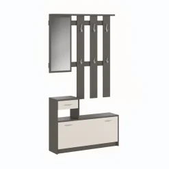 Ken Grey Ingresso finitura Grigio grafite Opaco frontali finitura Cashmere Opaco