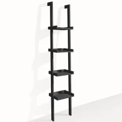 Little kross black libreria laccata nero opaco 36.5x34xh180 cm