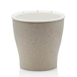 Loppy medium vaso autoinnaffiante per esterno e interno petunia beige d17.3xh17 cm
