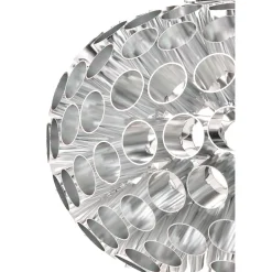 Meteora lampadario in metallo cromato filo regolabile d38 h20 cm