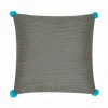 Neem 2 cuscino rivestimento 100% acrilico intrecciato cm. 45x45 made in india