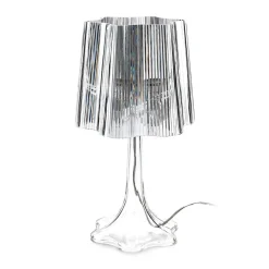 Onda lampada da tavolo acrilico trasparente d24 h43 cm
