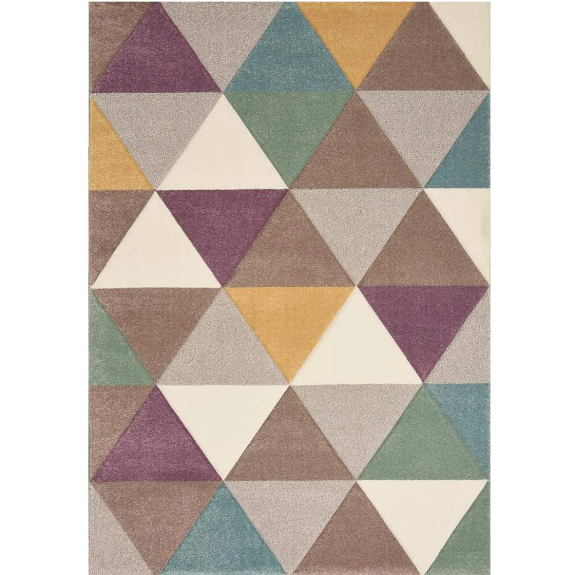 Optcal pastel tappeto intagliato a mano 140 x 190 cm
