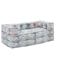 Pastel divano 2 posti outdoor tessuto waterproof cm. l.150 p.75 h.60