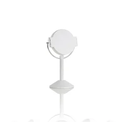 Penta specchio da tavolo con led senza filo touch bianco opaco 25x20.5xh46.5 cm