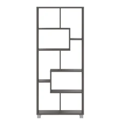 Random grey libreria finitura grigio grafite opaco utilizzo verticale - orizzontale h161 l685 p25