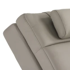 Sofia taupe chaise longue pelle sintetica tortora h85 l62 p172 cm
