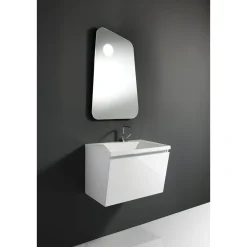Specchiera con luce h82.5 l55