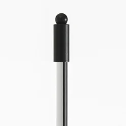 Stelo lampada da terra led in alluminio nero opaco d20 h150 cm