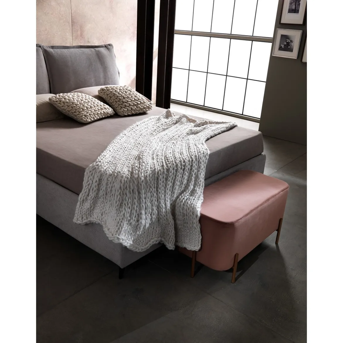 Tender cuscino bianco avorio con imbottitura interna 40x40 cm