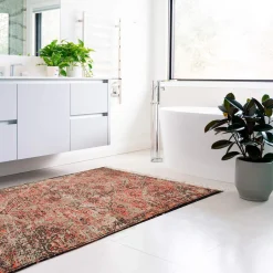 Volva tappeto bagno / scendiletto cotone 100% con nappe 110x60 cm