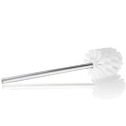 Wave portaspazzolino toilette poliresina bianca opaca d9.4 h37.5 cm