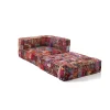 Yara high poltrona / chaise longue composizione 31 rivestimento cotone 100% patchwork multicolore 80x80xh60 cm