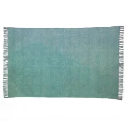 Yara light blue tappeto light blue programma cotone 100% azzurro con nappe 195x115 cm